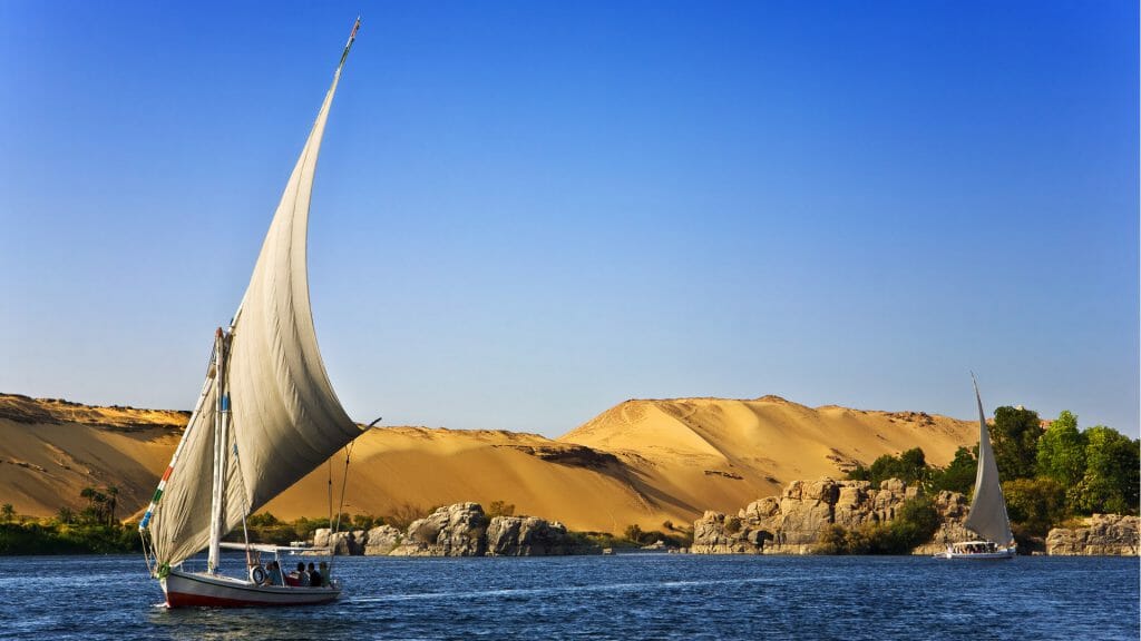 River Nile, Aswan, Egypt