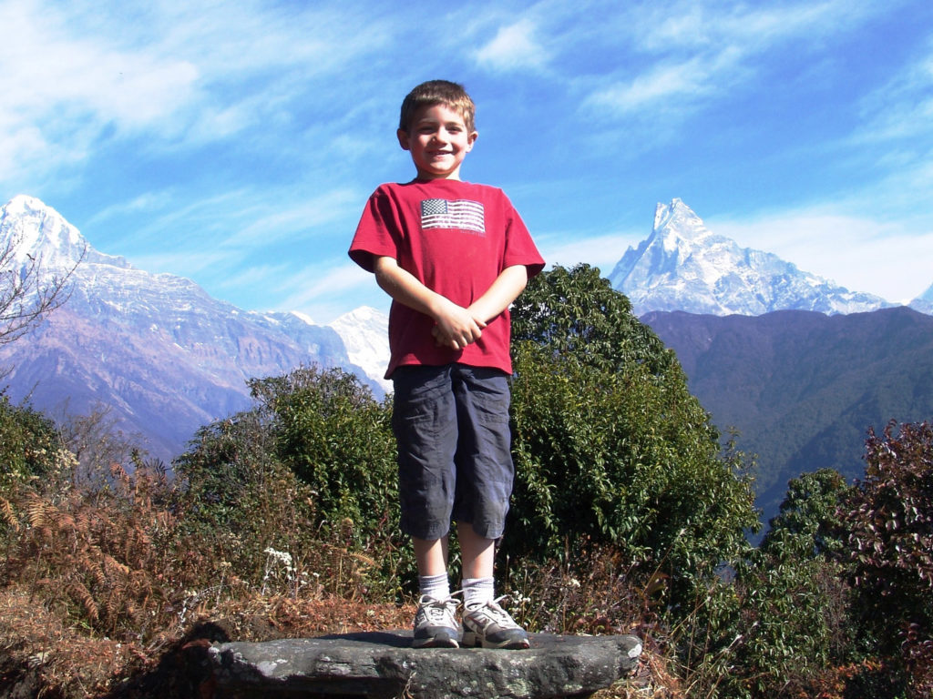 Boy, Trek, Annapurna, Nepal