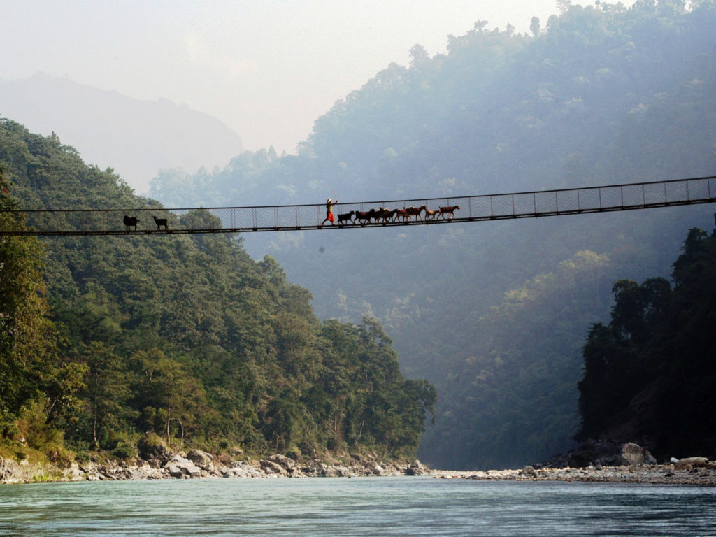 Bridge, Seti River, Nepal