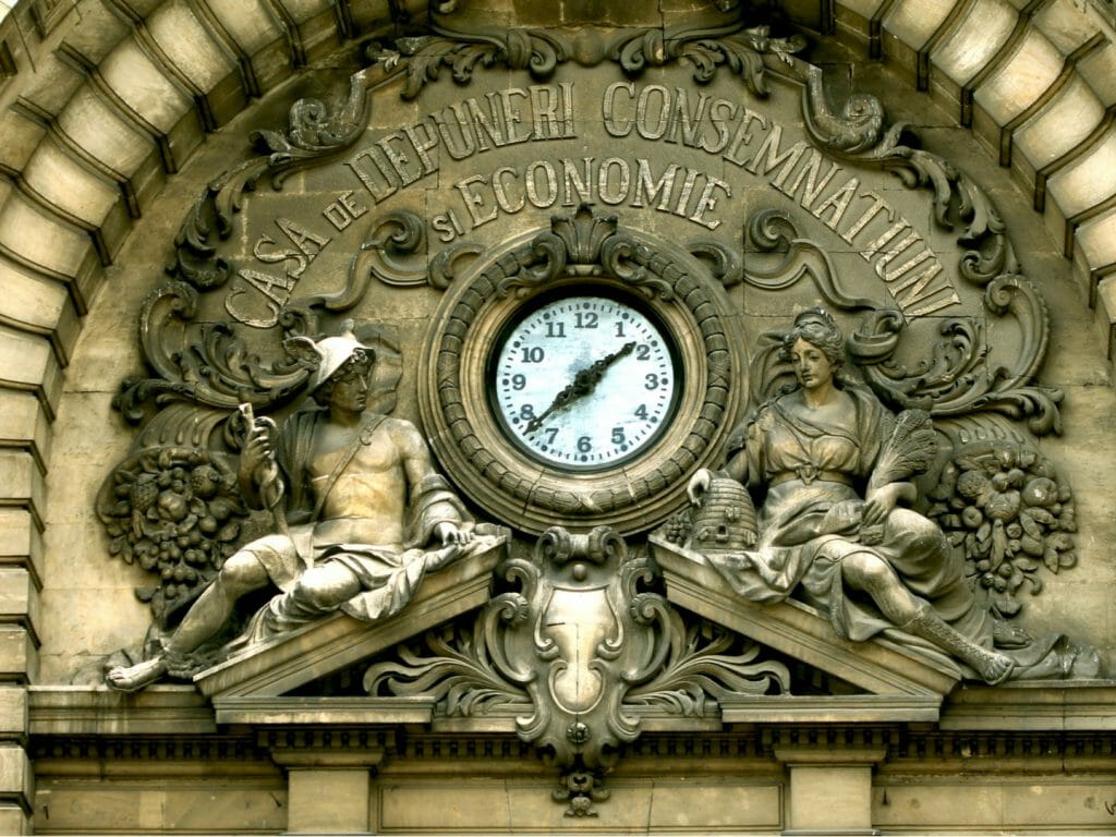 Clock, Bucharest, Little Paris, Romania