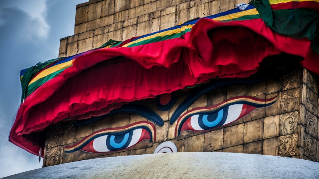 Buddha Wisdom Eyes, Kathmandu, Nepal