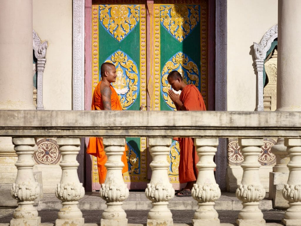 Buddhist Monks, Phnom Penh, Cambodia