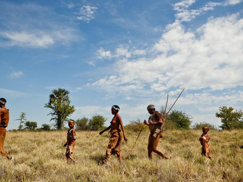 Bushmen, Makgadikgadi, Botswana