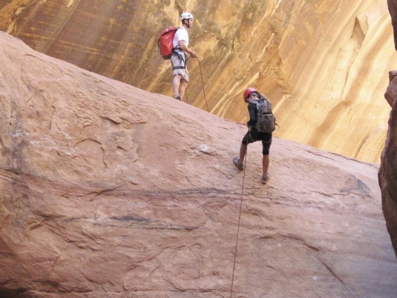 Canyoneering, Goblin Valley, Utah, USA