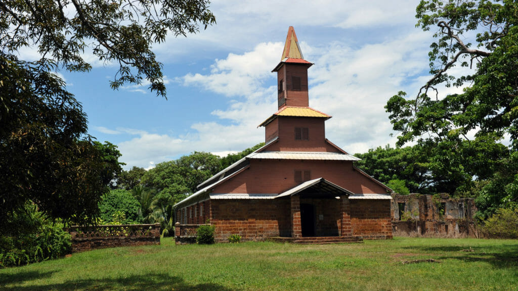 Chapel, Devils Island, French Guiana