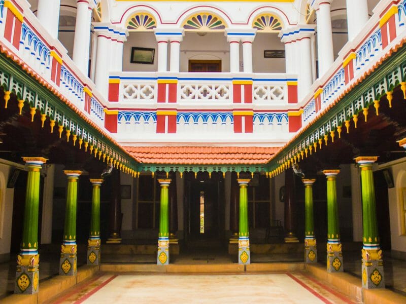 Chettinad Mansion, Chettinad, Tamil Nadu, India