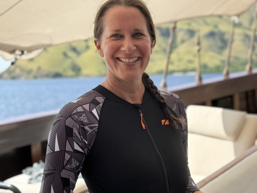 Clare Diving in Indonesia