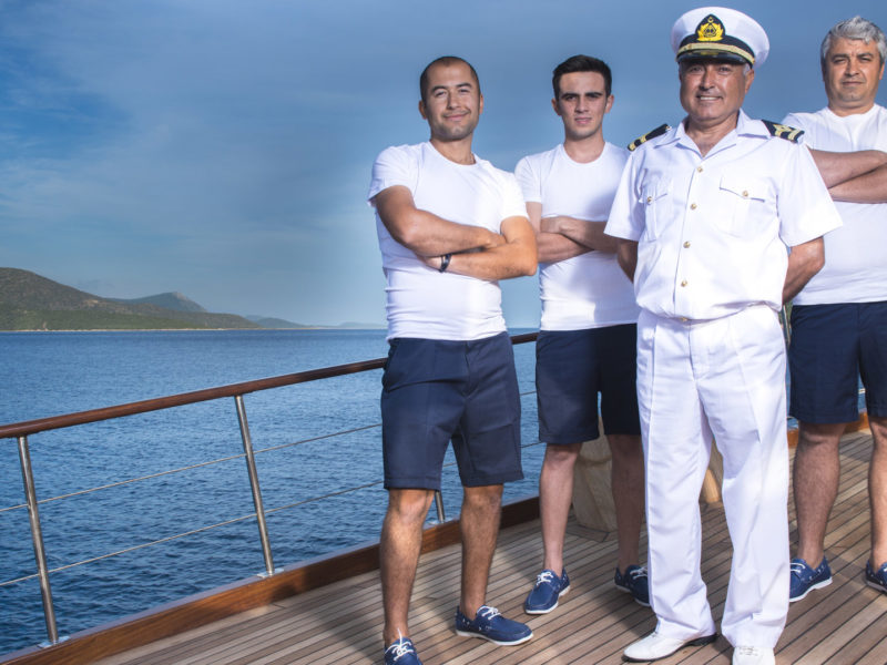 Crew, Gulet Fortuna, Bodrum Marina, Turkey