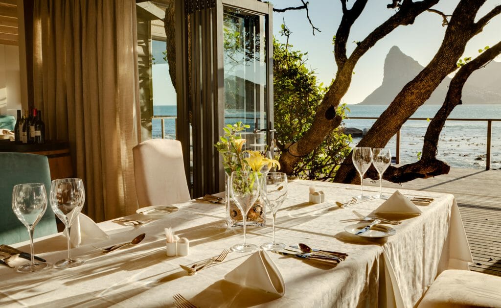 Dining area with view,Tintswalo Atlantic, Cape Town, South Africa