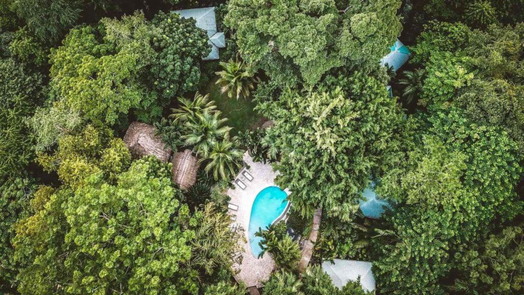 Drone, Copal Tree Lodge, Punta Gorda, Belize
