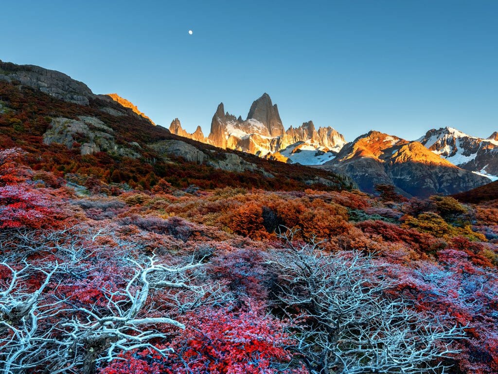 Fitz Roy mountain near El Chalten, in the Southern Patagonia, on the border between Argentina and Chile