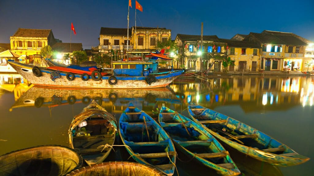 Harbourside at Night, Hoi An, Vietnam