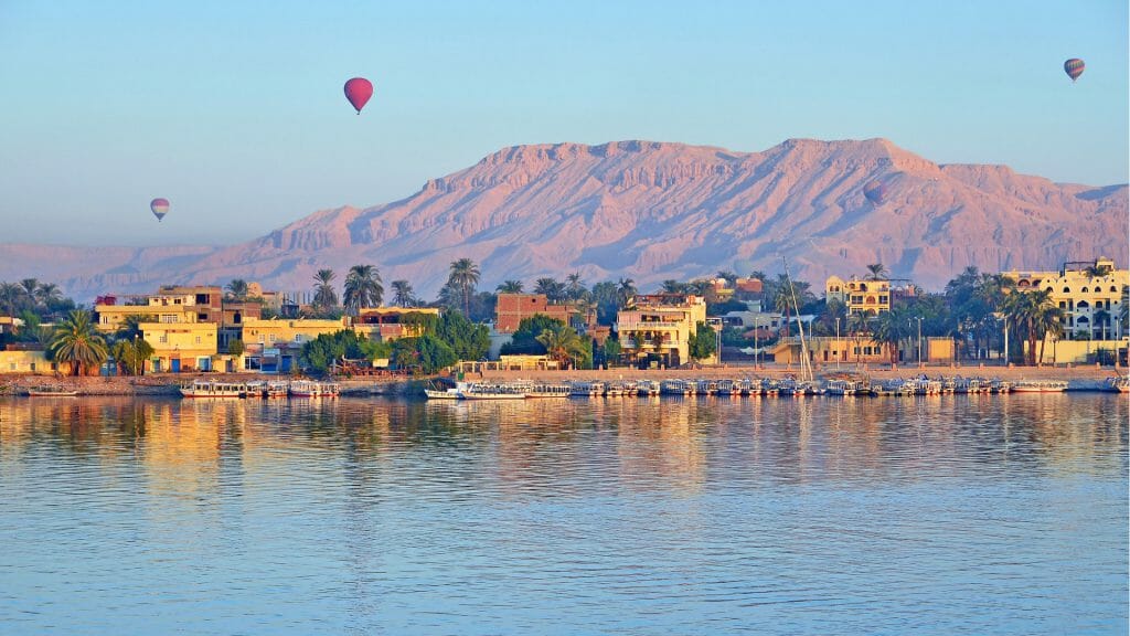Hot air balloons, Luxor, Egypt