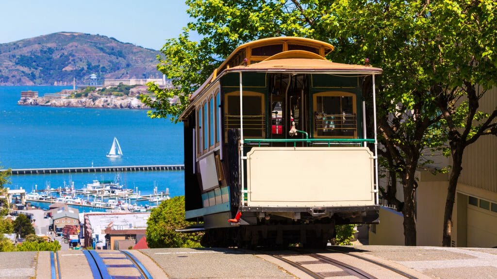 Hyde Street Cable Car Tram, San Francisco, USA