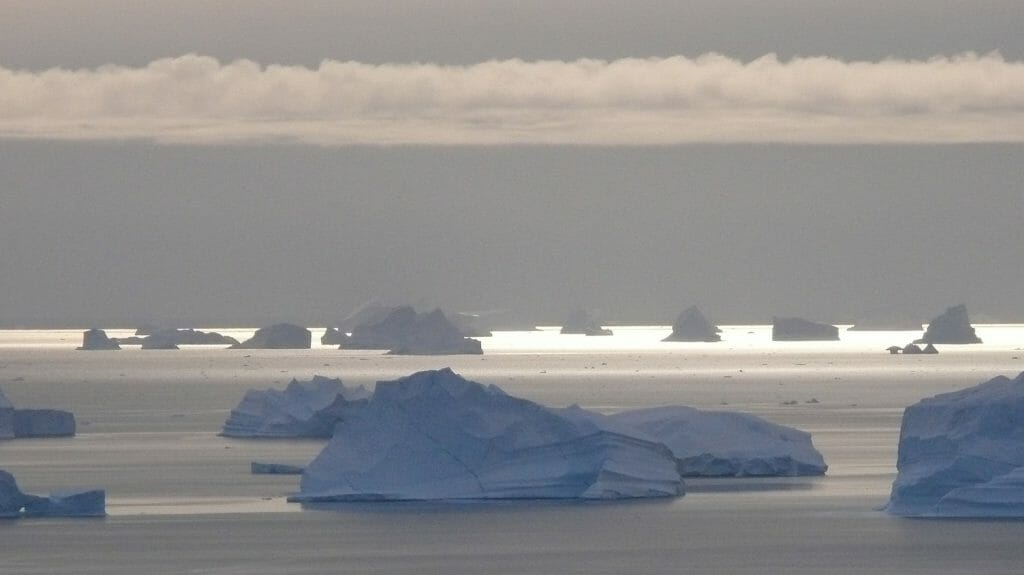 Icebergs at Midnight, Greenland