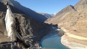 ConfluenCe of indus and zanskar rivers,Chamba Camp The Ultimate Travelling Camp, Thiksey, Ladakh, India