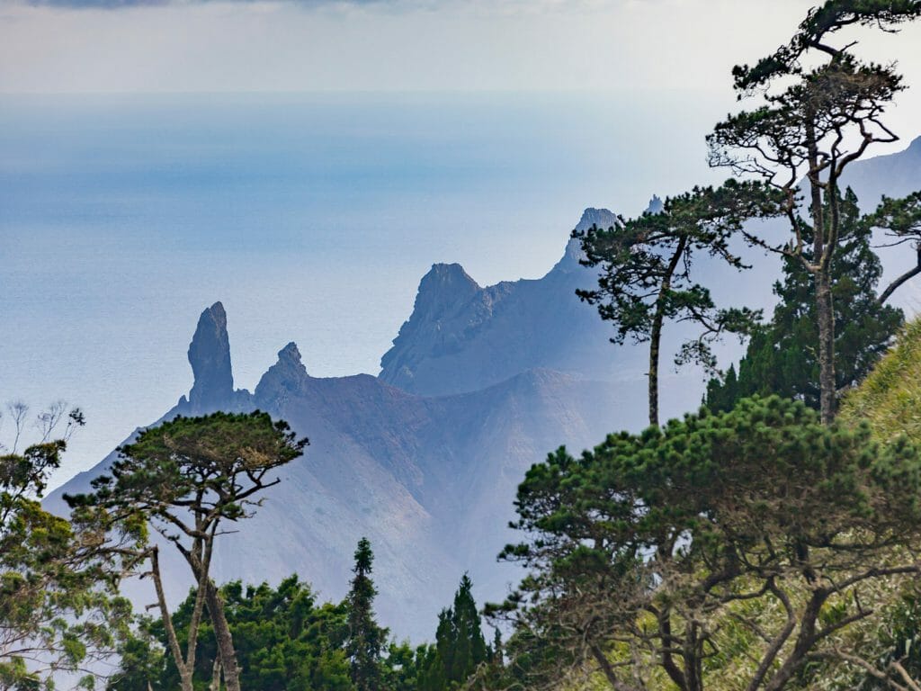 Island landscape, Saint Helena