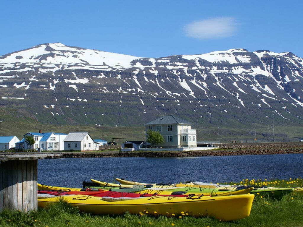 Kayaking East Iceland