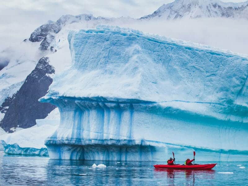 Kayaking, Icebergs, Antarctica