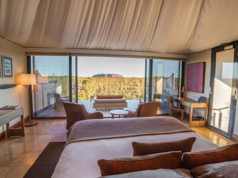 Longitude 131, Luxury Tent with Balcony, Ayers Rock, Uluru, Red Centre, Australia