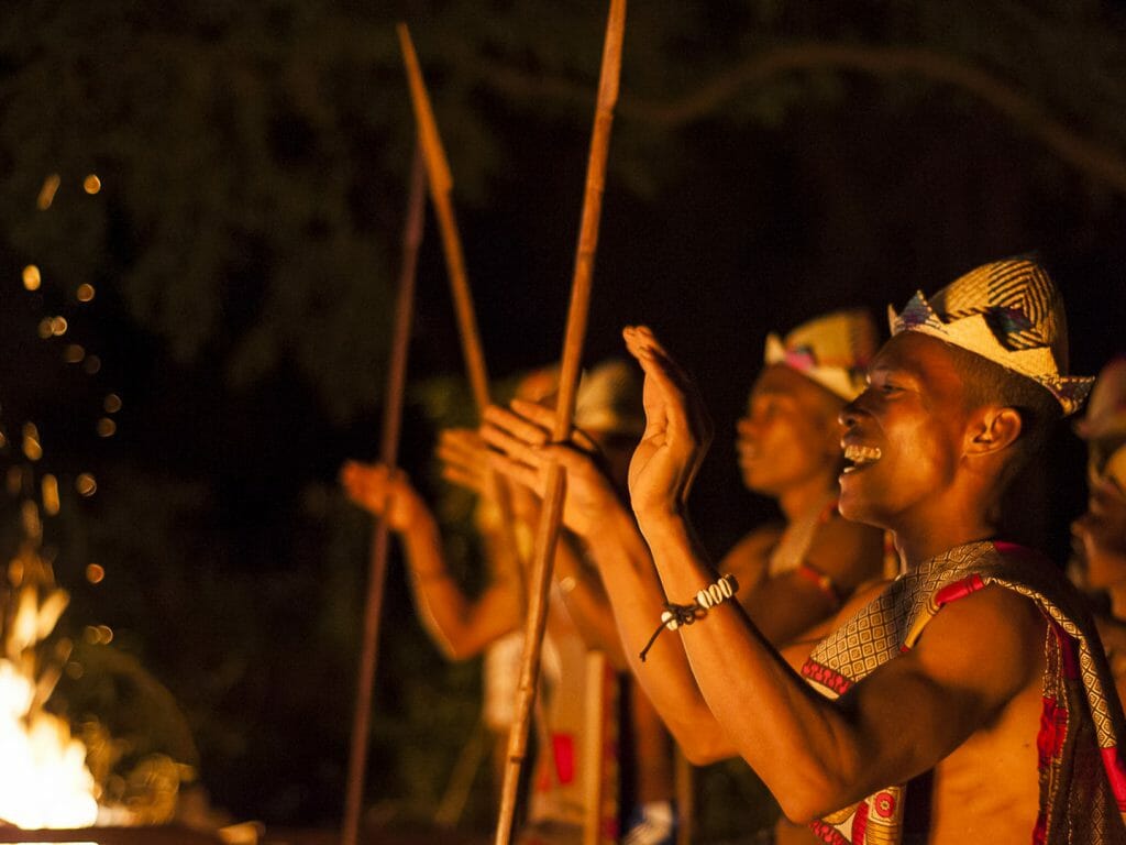 Mandrare River Camp, traditional dancing, Ifotaka