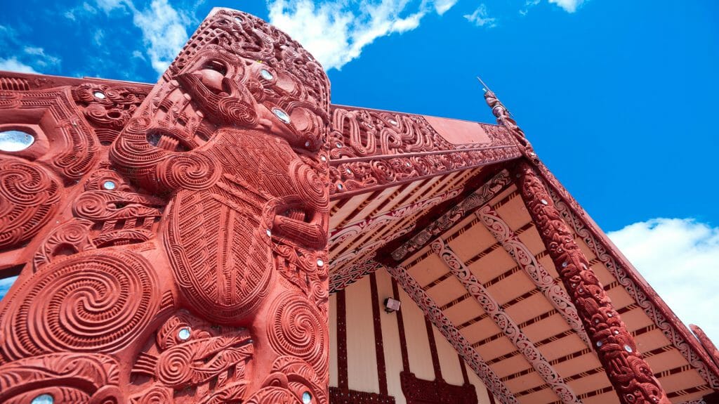 Maori Meeting House, Rotorua, New Zealand