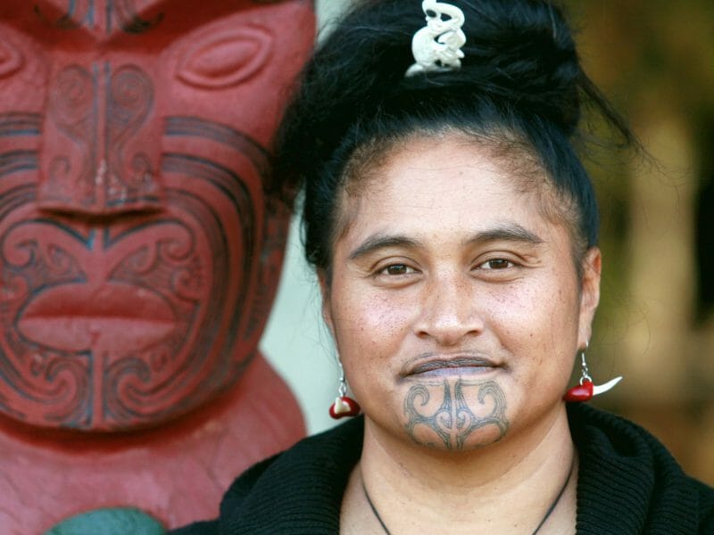 Maori Woman, Te Kuiti, North Island, New Zealand
