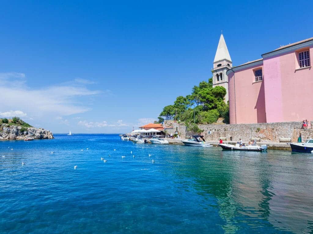 Marina in in Mali Losinj, Croatia