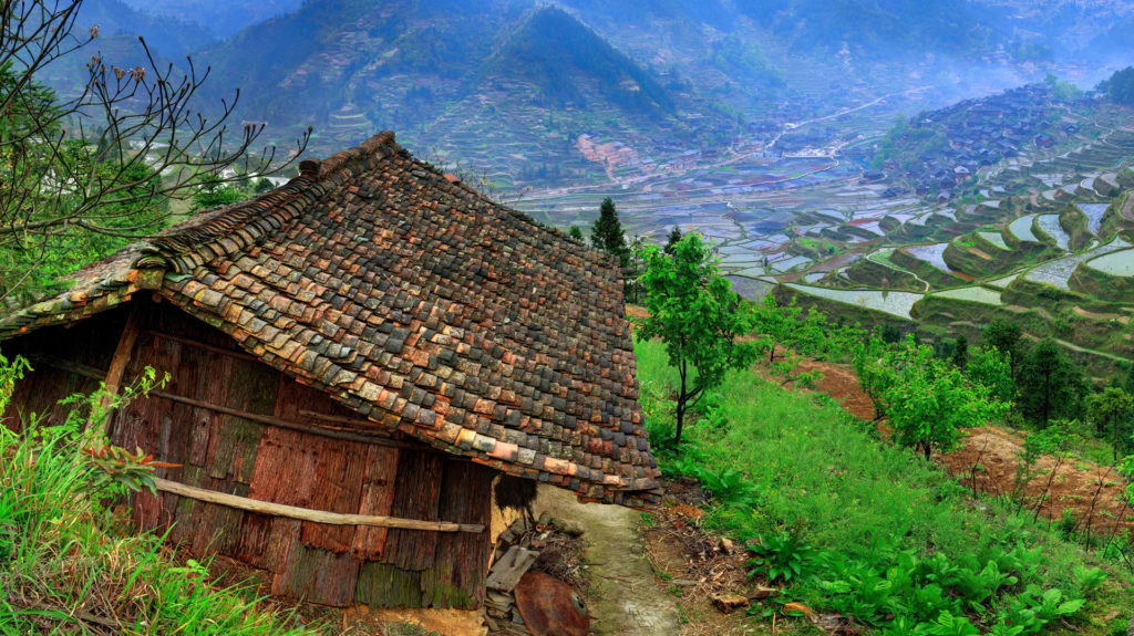 Miao Minority Village, Leishan Country, Guizhou, China