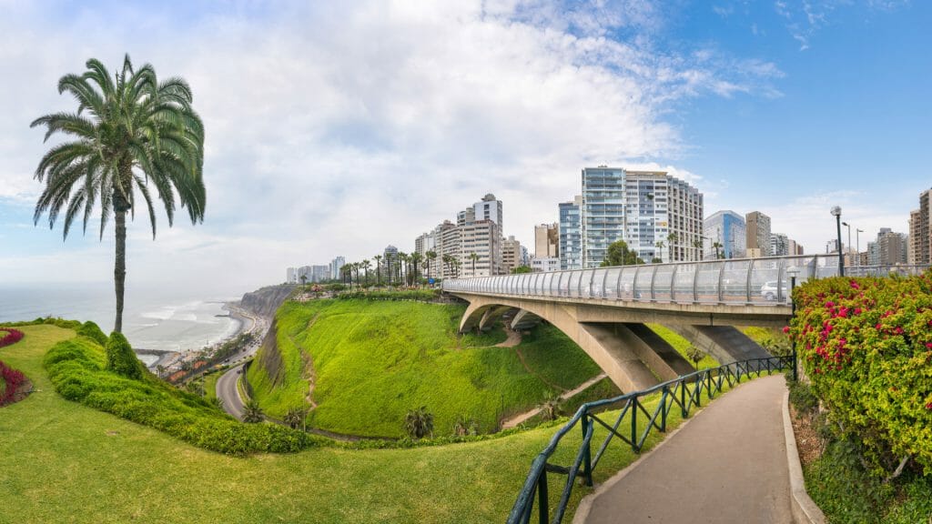 Villena Rey Bridge, Miraflores District, Lima, Peru