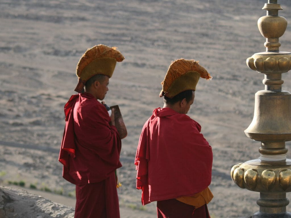 Monks , Thiksey Monastery, Ladakh, India