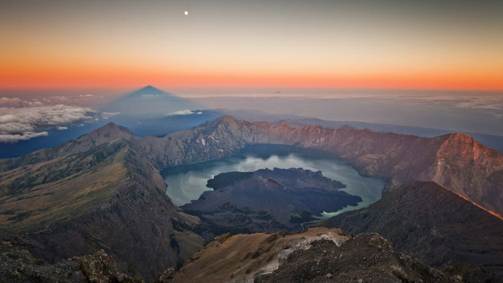 Mount Rinjani Volcano, Lombok, Indonesia