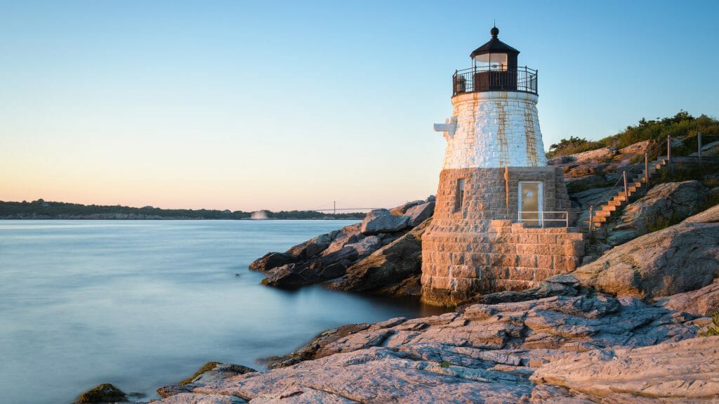 Lighthouse, Newport, Rhode Island, New England, USA