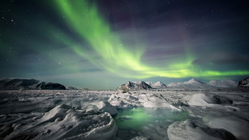Northern Lights, Spitsbergen, Svalbard