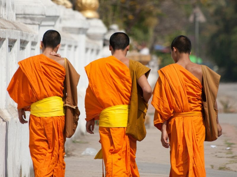 Novice Monks, Luang Phrabang, Laos