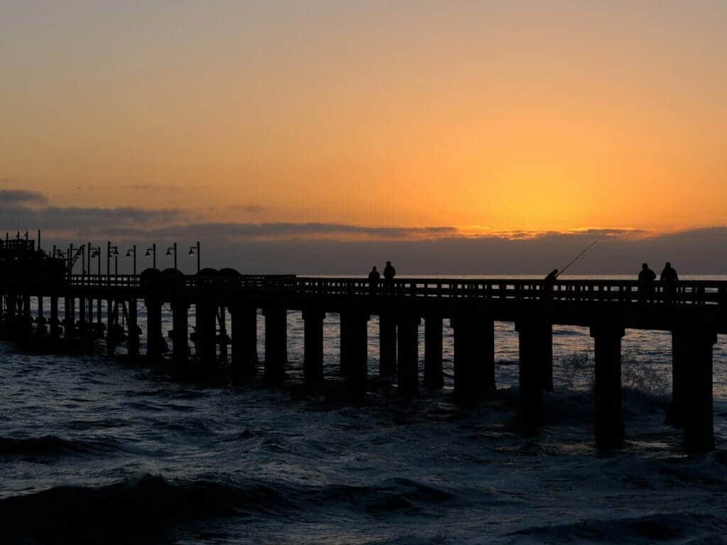 Old historic German Jetty, Swakopmund, Erongo, Namibia