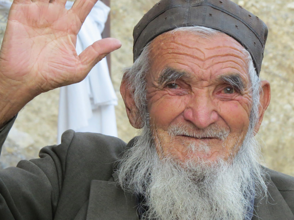 Old man, Arslanbob village, Kyrgyzstan