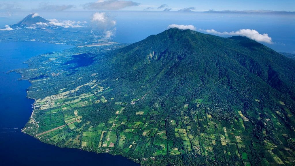 Ometepe Island, Aerial view, Nicaragua