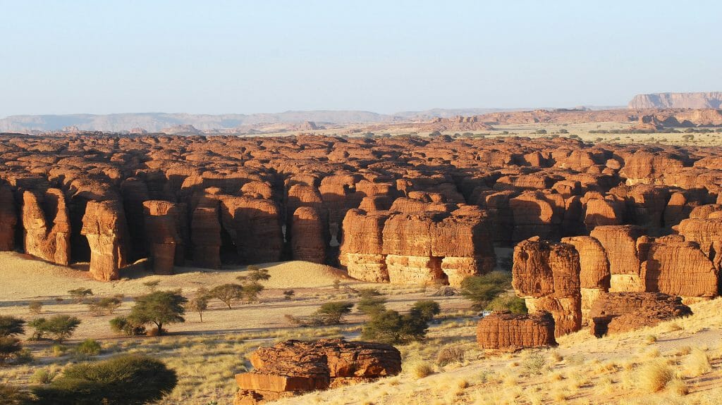 Rock formations, Ennedi landscape, Chad