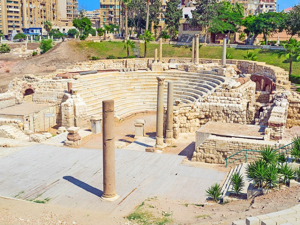 The Roman Amphitheatre, Alexandria, Egypt
