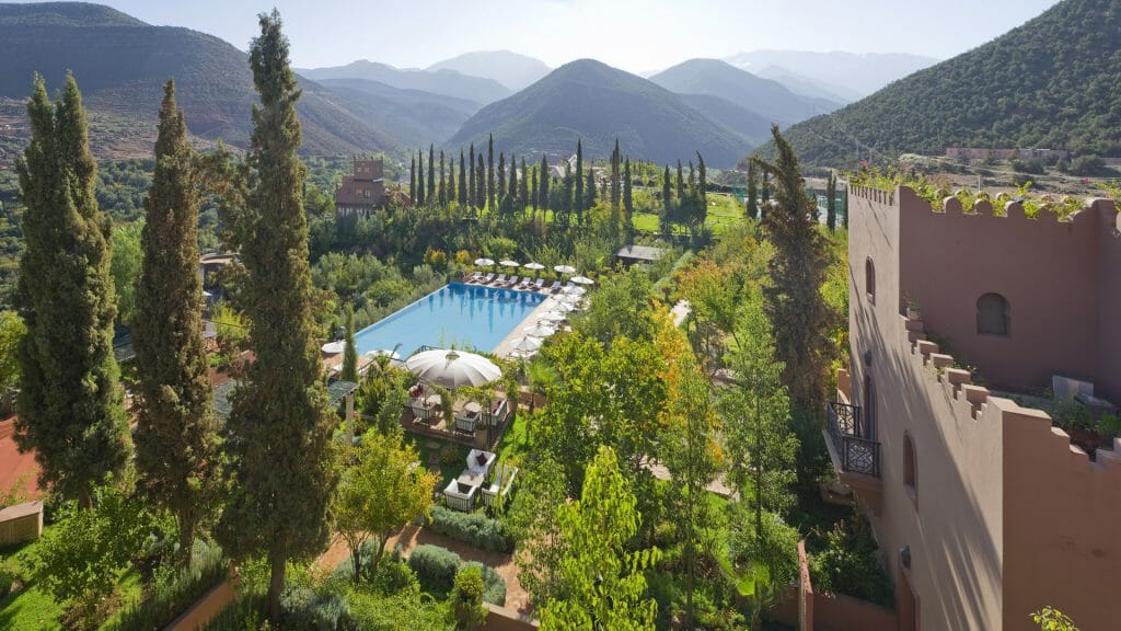 Rooftop View, Kasbah Tamadot, Asni, Morocco