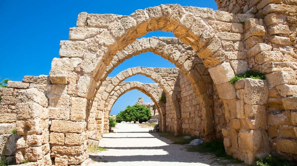 Ruins, Caesarea, Israel