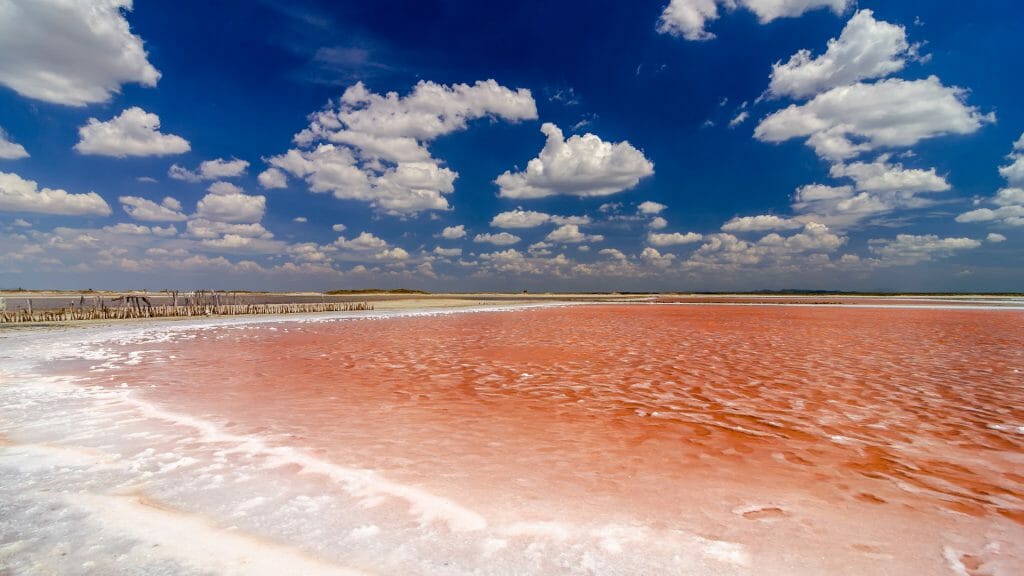 Salt production, Guajira Peninsula, Colombia
