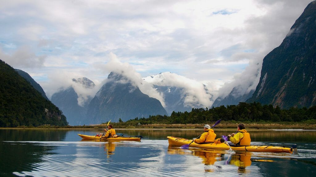 Sea Kayak, Milford Sound, New Zealand
