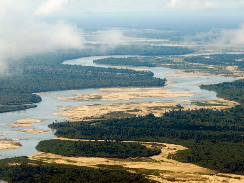 Selous aerial shot, Selous Game Reserve, Tanzania