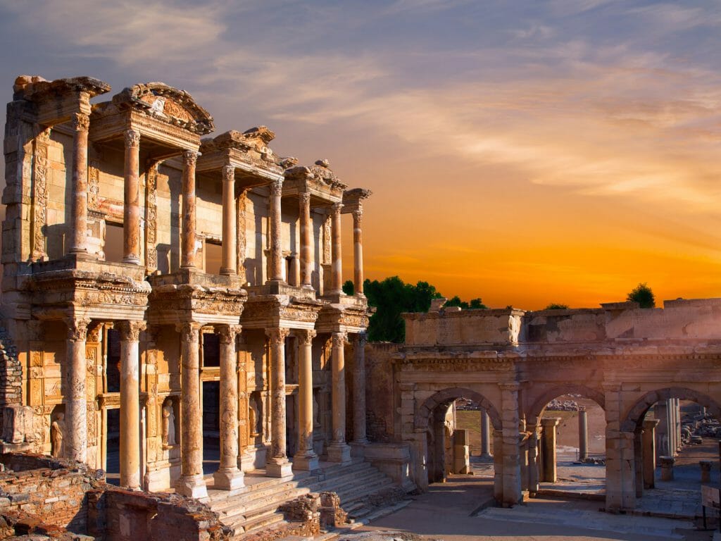 Sunset, Ephesus, Turkey