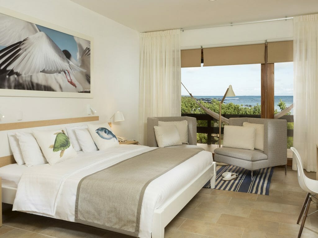 Suites (ocean view), Finch Bay Hotel, Santa Cruz Island, GPS