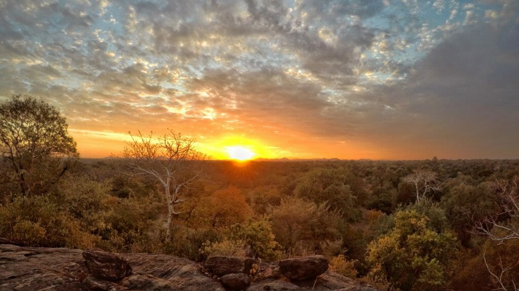 Sundowner view, Majete Wildlife Reserve, Malawi