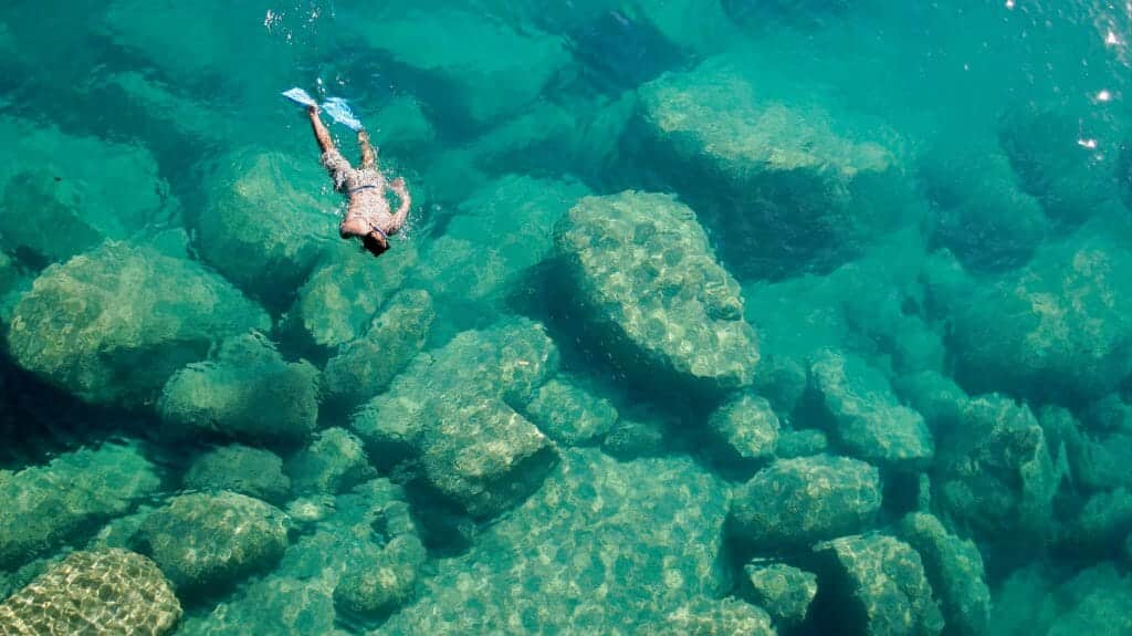 Swimming, Lake Malawi, Malawi