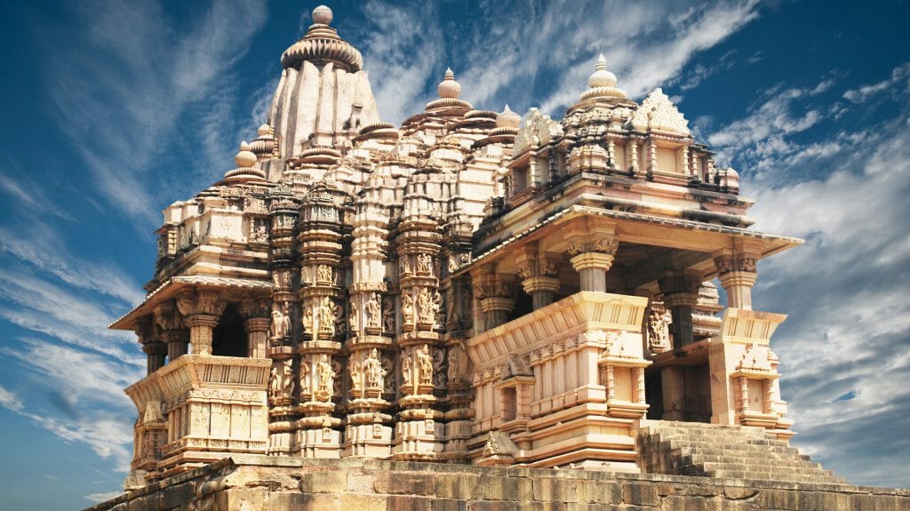 Temple, Khajuraho, Madhya Pradesh, India
